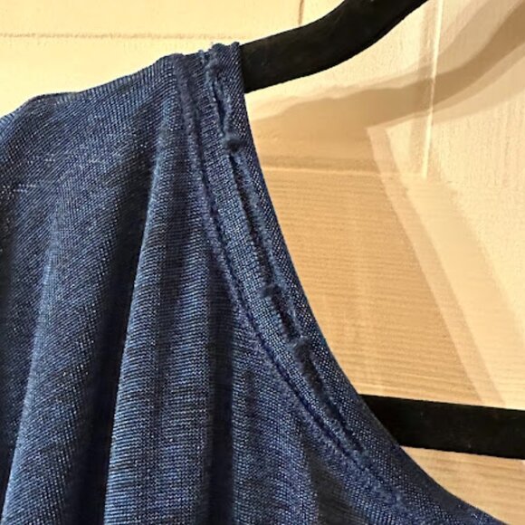 {Plus Size} Women's Lane Bryant Blouse~ Size 26/28~ Blue~ 3/4 Sleeve (B31) - Picture 5 of 5